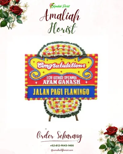 Bunga Papan Congratulation di Panongan